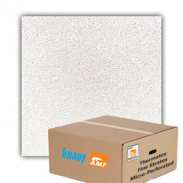 AMF Thermatex Feinstratos Micro-Perforated 600mm x 600mm Ceiling Tiles - Box of 16