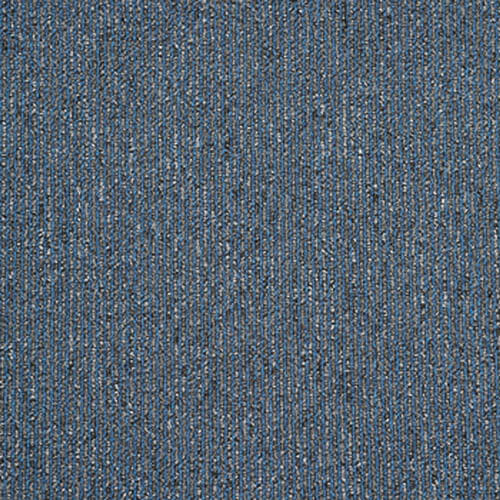JHS Rimini Stripe 107104 Cadet Blue Carpet Tiles - Box of 20