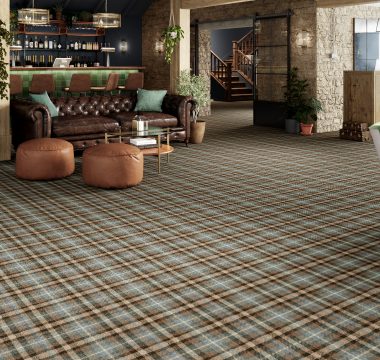 Hospitality carpet tiles
